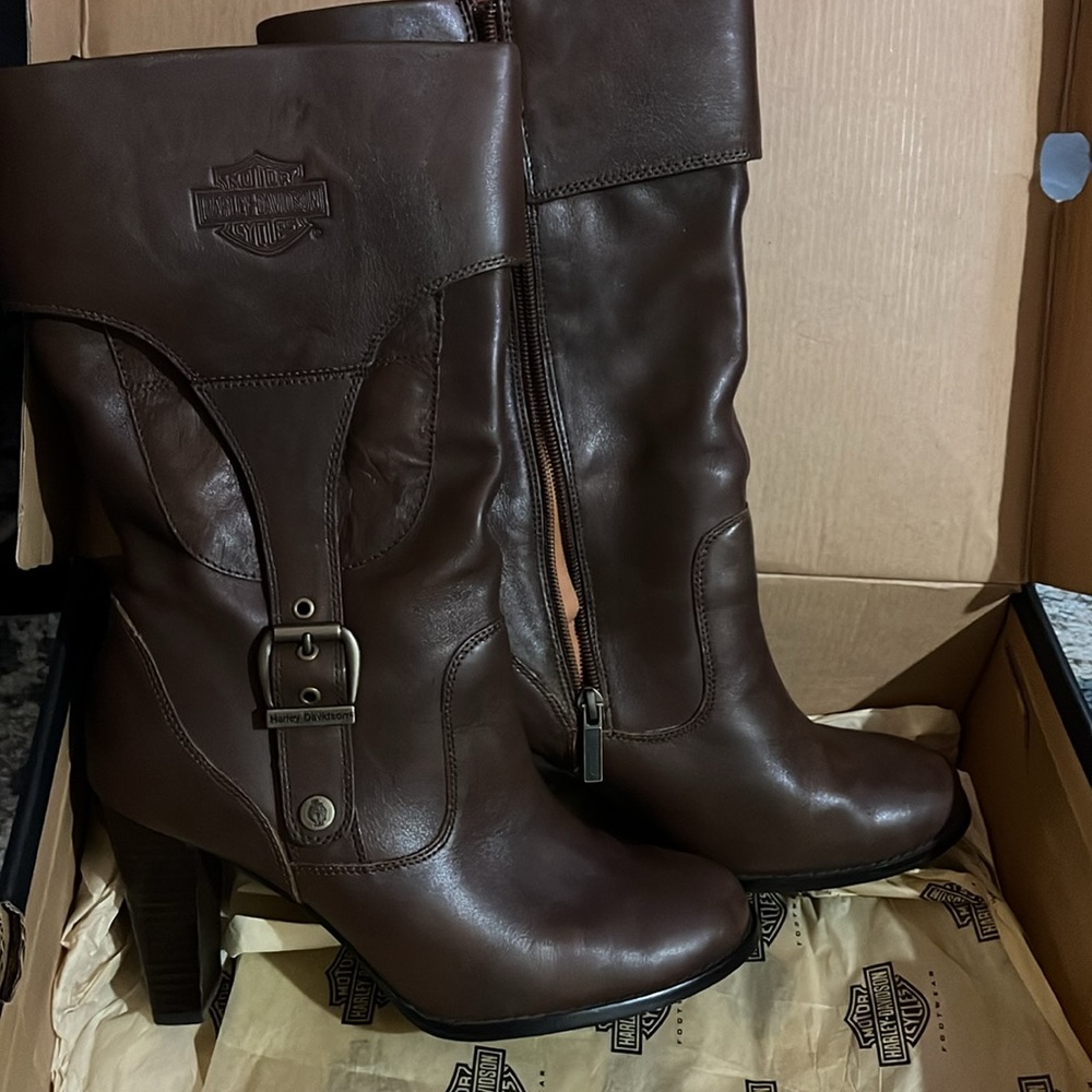 Harley Davidson - Reese Dress Cuff Boot size 10 medium